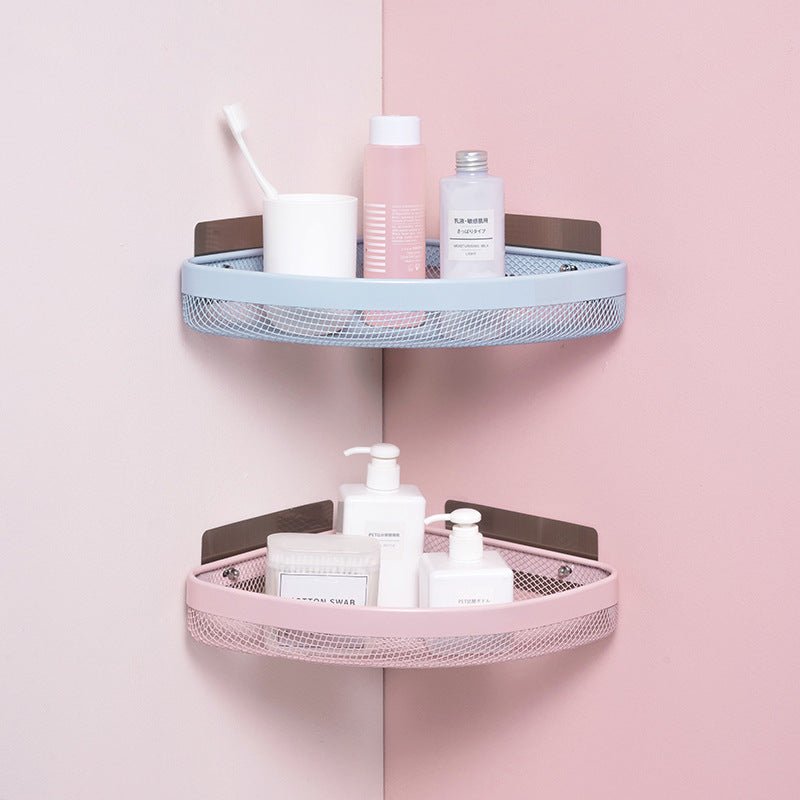 Punch-Less Corner Storage Shelf