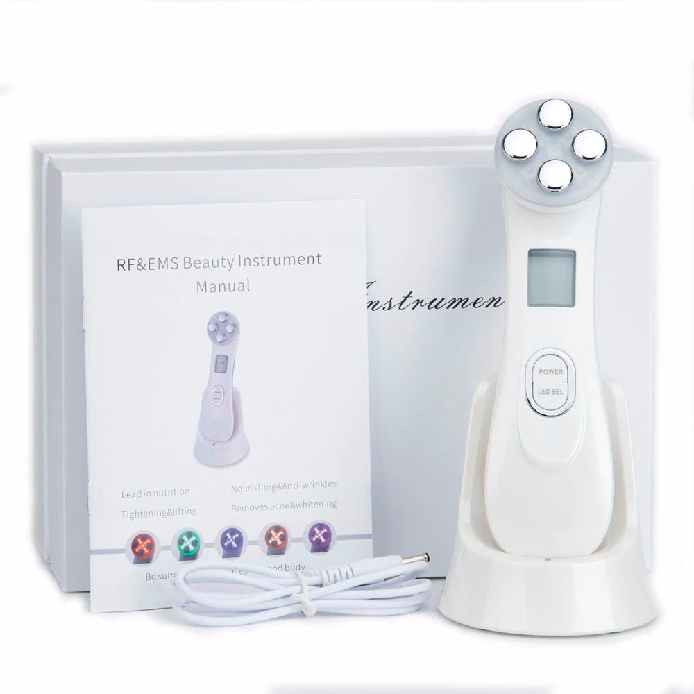 5 In 1 EMS RF LED Skin Rejuvenation Anti-Aging Face Tightening Beauty Device