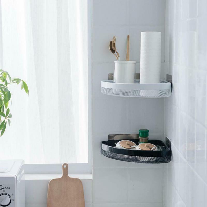 Punch-Less Corner Storage Shelf