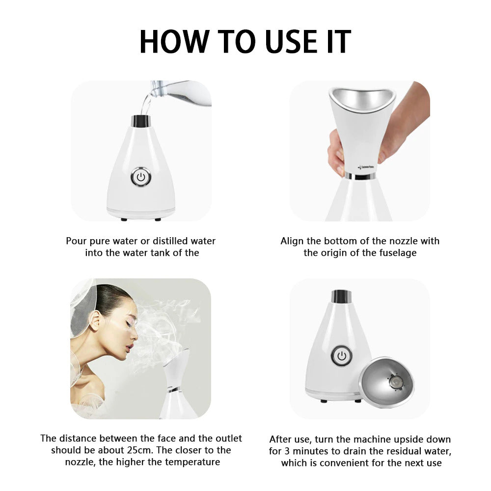 Nano Ionic Facial Steamer