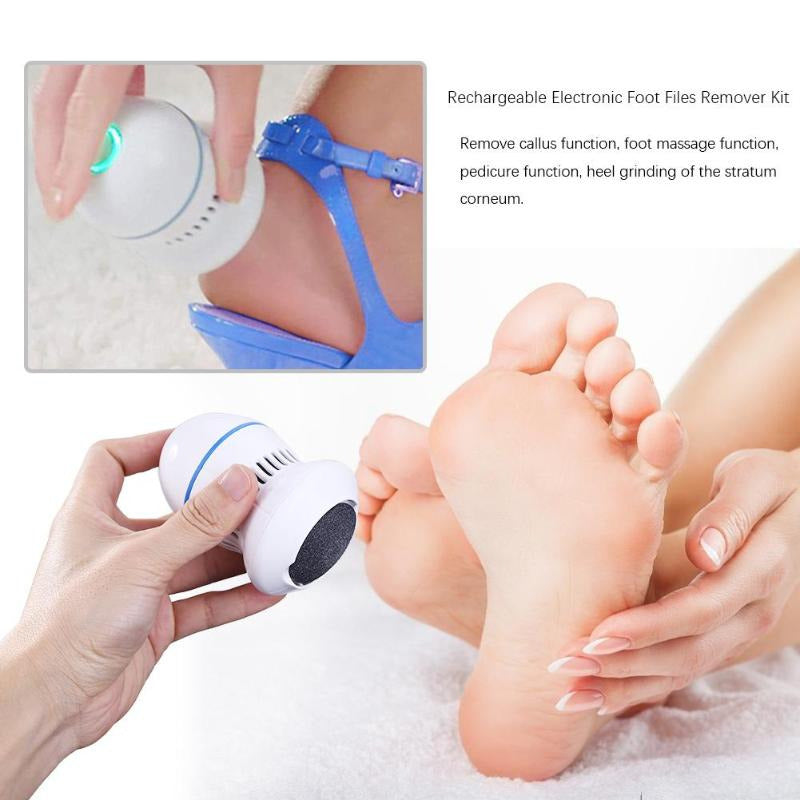 BETUFIARY Electric Foot Callus Remover, Rechargeable Foot Care Scraper  Pedicure Tools, Professional Foot Scrubber Dead Skin Remover with 3  Grinding Heads, Waterproof Foot File for Hard Cracked Skin…